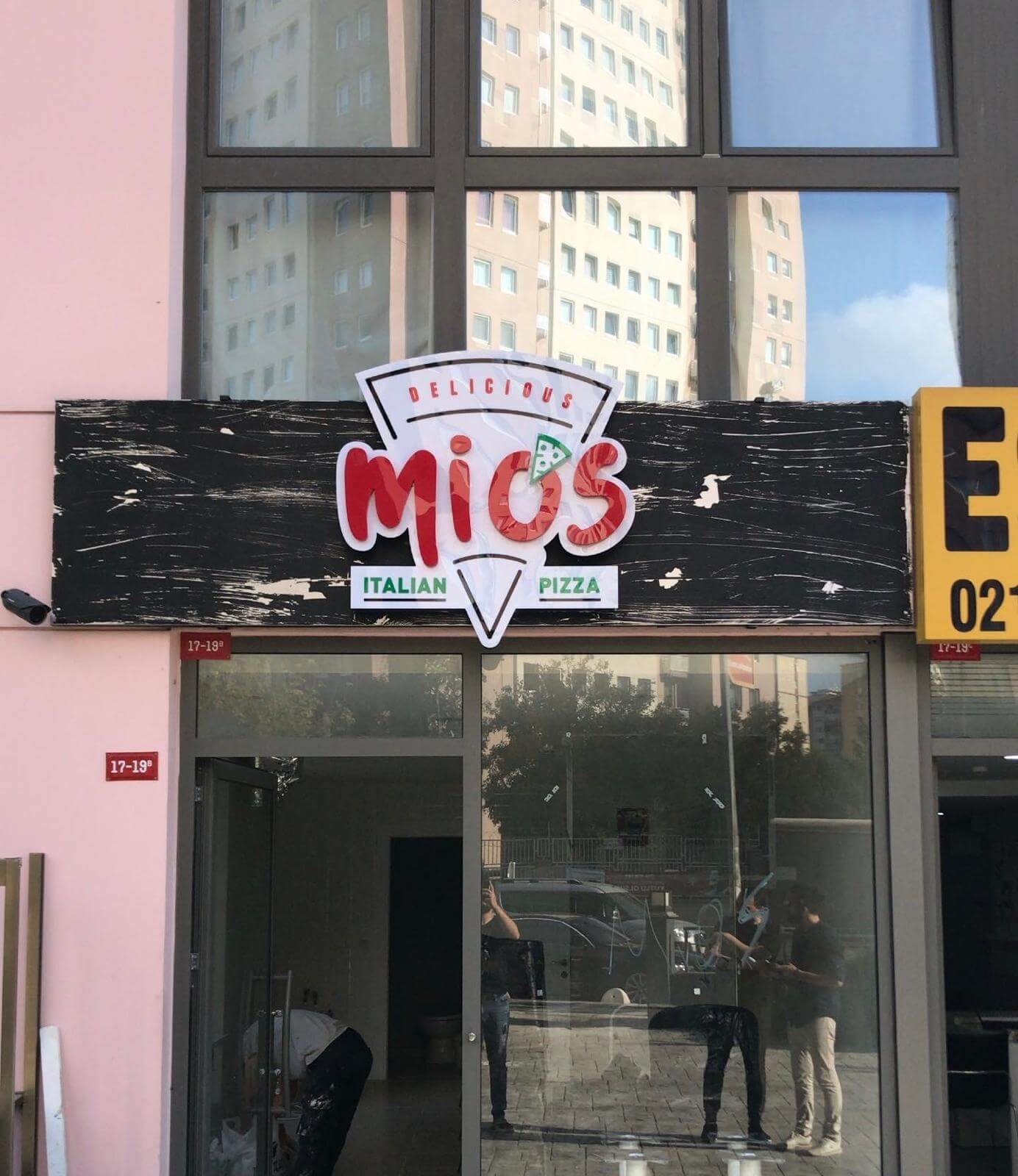 Dış mekan eskitme tabela 4